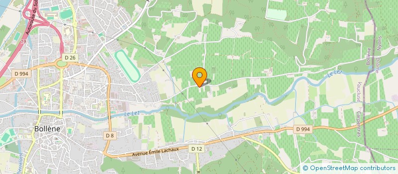 localisation de l'entreprise MADAME MARINA DIMEGLIO  BOLLENE