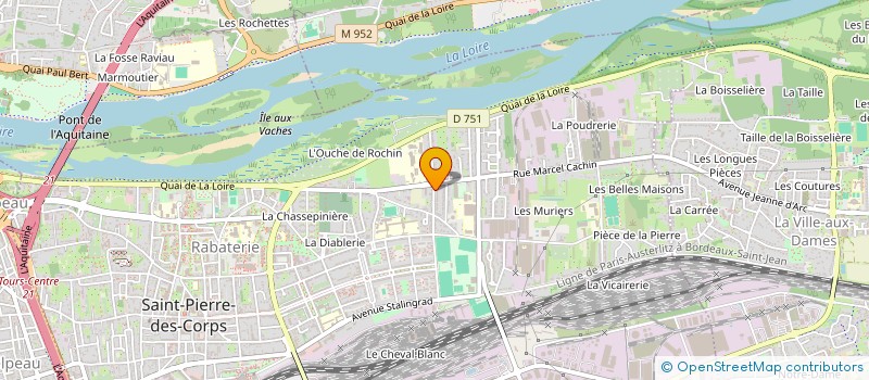 localisation de l'entreprise MADAME MARINA DJAMAI  SAINT-PIERRE-DES-CORPS