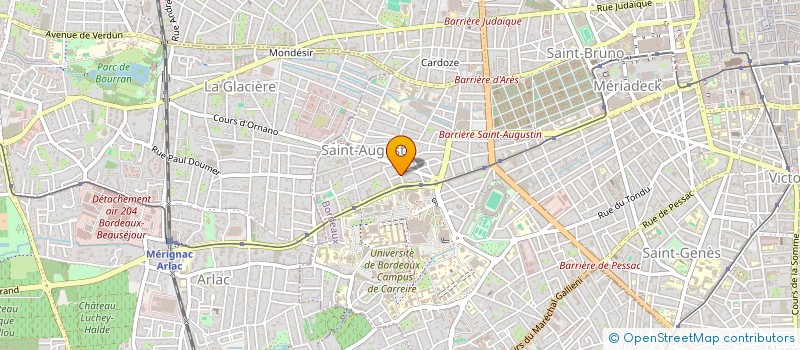 localisation de l'entreprise MADAME MARINA DJAOU  BORDEAUX