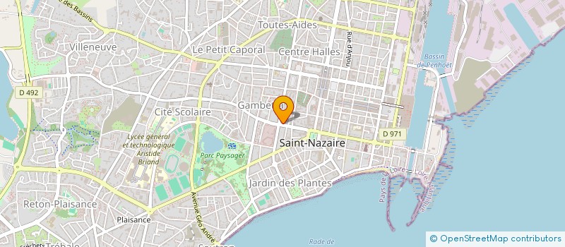 localisation de l'entreprise MADAME MARINA DOBROVA à SAINT-NAZAIRE