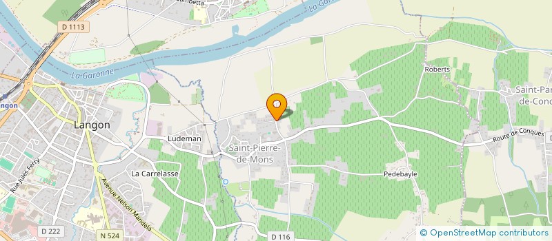 localisation de l'entreprise MADAME MARINA DOMINIQUE  SAINT-PIERRE-DE-MONS