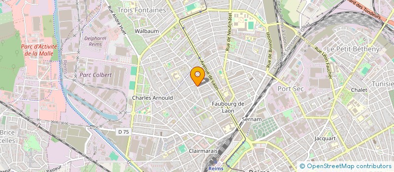 localisation de l'entreprise MADAME MARINA DOS SANTOS PEREIRA  REIMS