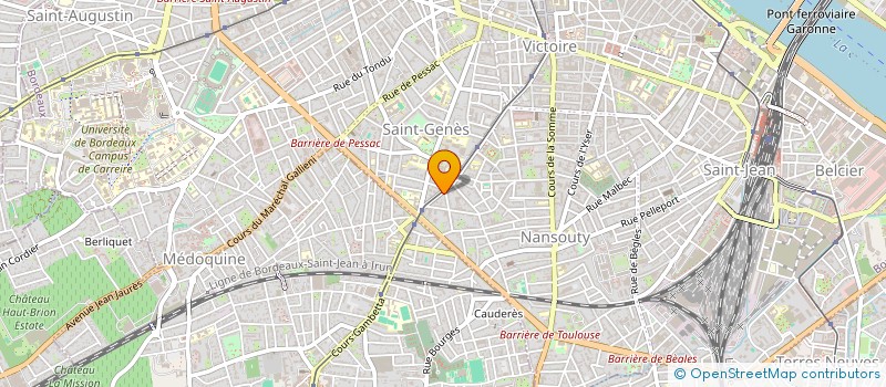 localisation de l'entreprise MADAME MARINA DROCOURT  BORDEAUX