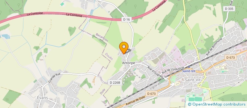 localisation de l'entreprise MADAME MARINA DROMARD  BESANCON