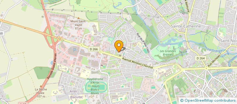 localisation de l'entreprise MADAME MARINA DUBOIS à ARRAS