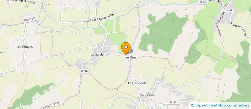 localisation de l'entreprise MADAME MARINA DUBYK  BEAUMONT-LES-RANDAN