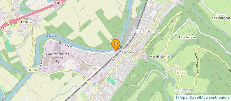 localisation de l'entreprise MADAME MARINA DUCA  VILLARD-BONNOT