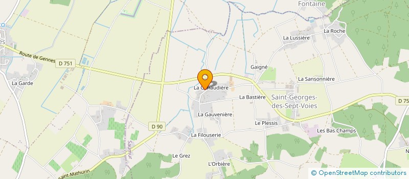 localisation de l'entreprise MADAME MARINA DUCHENE  GENNES-VAL-DE-LOIRE