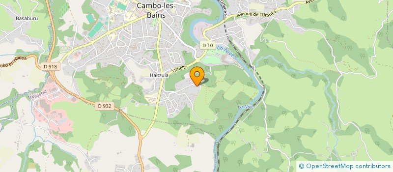 localisation de l'entreprise MADAME MARINA DUGUET à CAMBO-LES-BAINS