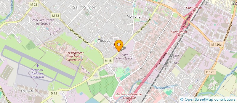 localisation de l'entreprise MADAME MARINA DUMONT  TOULOUSE