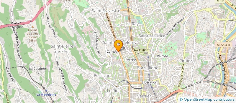 localisation de l'entreprise MADAME MARINA DUMORTIER à NICE