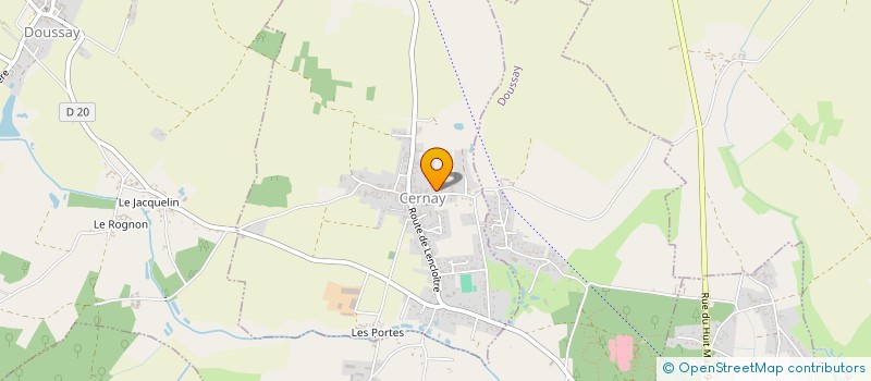 localisation de l'entreprise MADAME MARINA DUPUIS  CERNAY