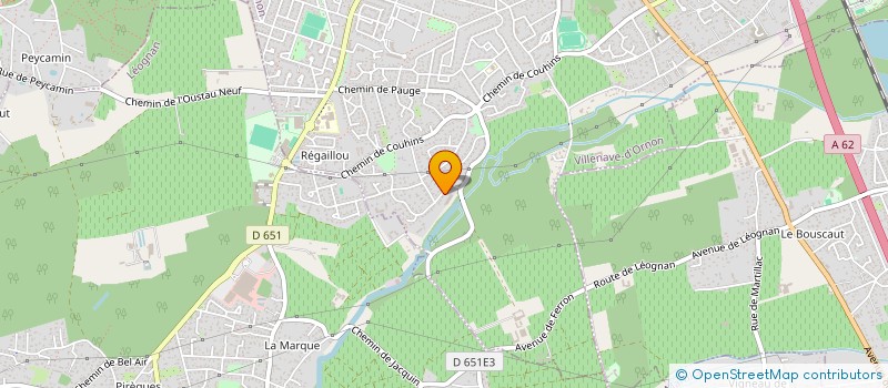 localisation de l'entreprise MADAME MARINA DUPUY  VILLENAVE-D'ORNON