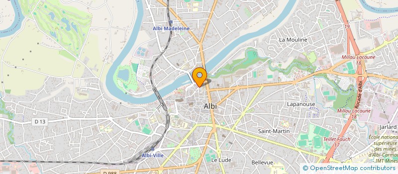 localisation de l'entreprise MADAME MARINA DURU à ALBI