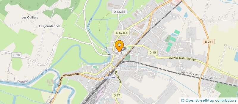 localisation de l'entreprise MADAME MARINA ECK  COUTRAS