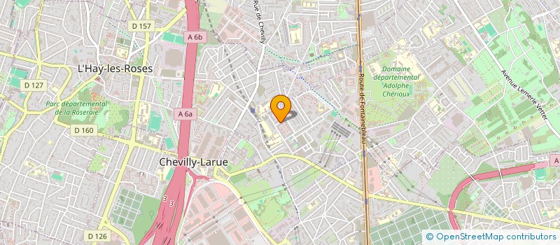 localisation de l'entreprise MADAME MARINA ERUAM  CHEVILLY-LARUE