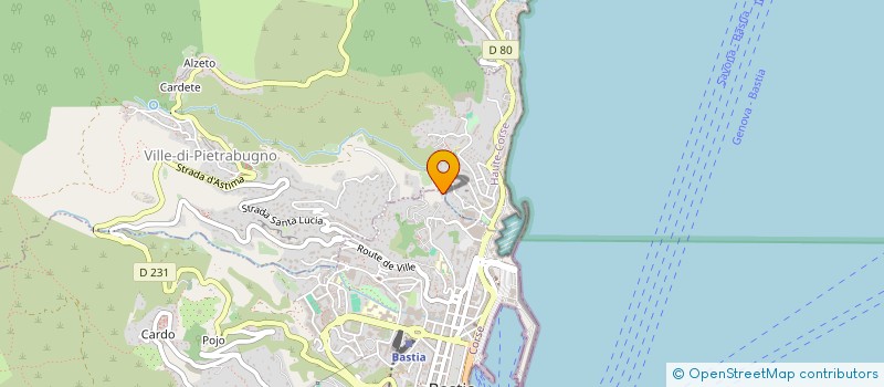 localisation de l'entreprise MADAME MARINA ESPOSITO à BASTIA