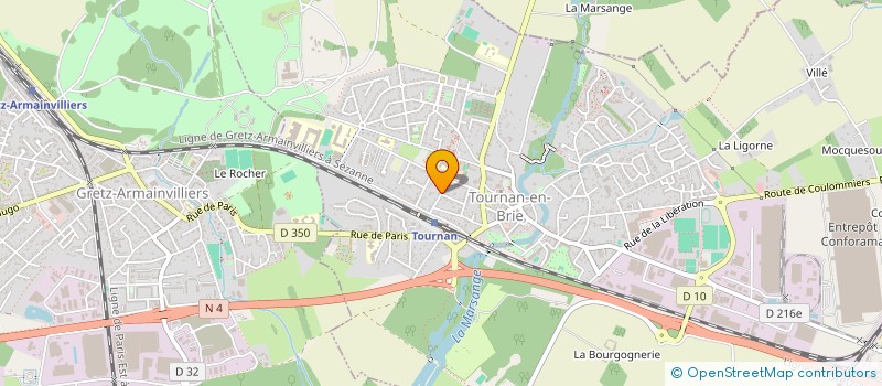 localisation de l'entreprise MADAME MARINA FEDOROVSKY à TOURNAN-EN-BRIE