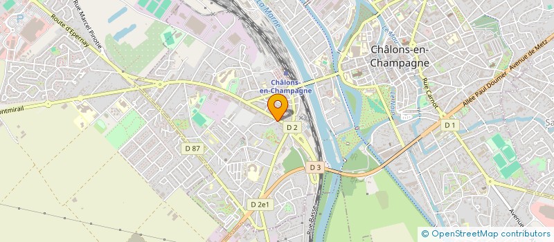 localisation de l'entreprise MADAME MARINA FELICITE  CHALONS-EN-CHAMPAGNE