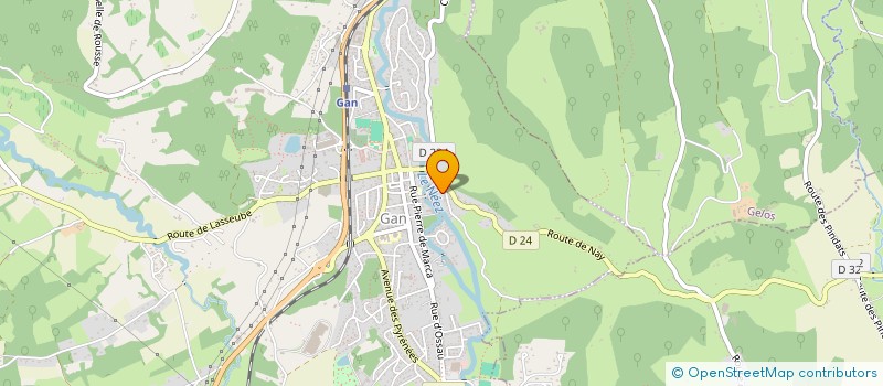 localisation de l'entreprise MADAME MARINA FERRER  GAN