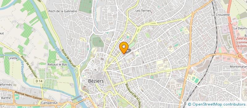 localisation de l'entreprise MADAME MARINA FEUILLARD  BEZIERS