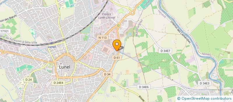 localisation de l'entreprise MADAME MARINA FOLCHER à LUNEL
