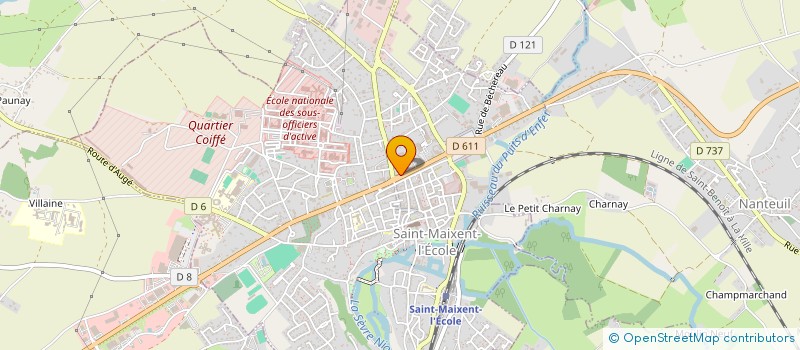localisation de l'entreprise MADAME MARINA FONTAINE à SAINT-MAIXENT-L'ECOLE
