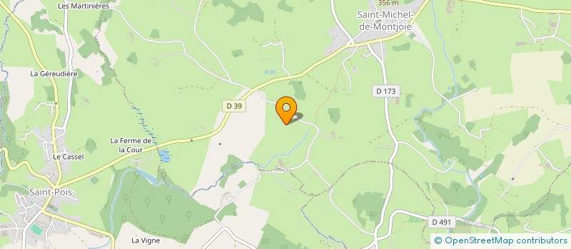 localisation de l'entreprise MADAME MARINA FORET  SAINT-MICHEL-DE-MONTJOIE