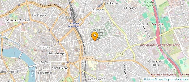 localisation de l'entreprise MADAME MARINA FRASQUILHO à TOULOUSE