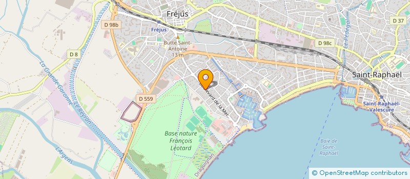 localisation de l'entreprise MADAME MARINA FRONCIONE à FREJUS
