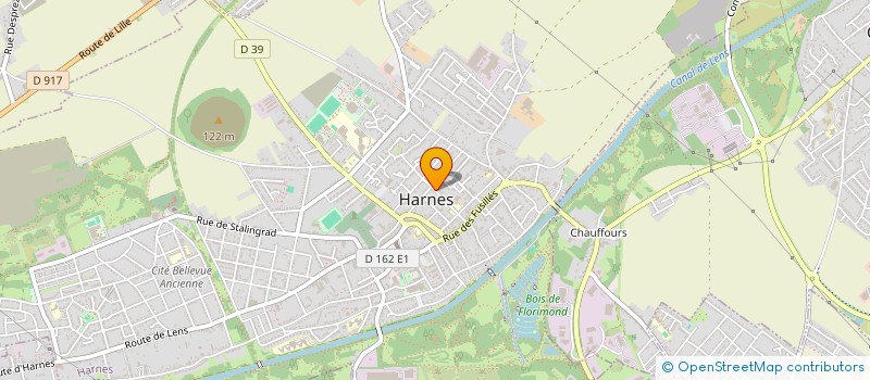 localisation de l'entreprise MADAME MARINA GADEM  HARNES