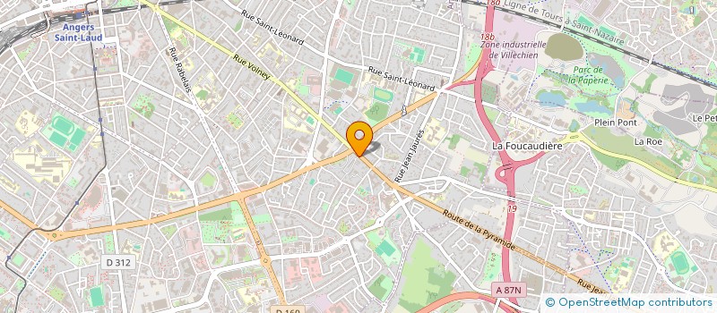 localisation de l'entreprise MADAME MARINA GAIGNARD  ANGERS