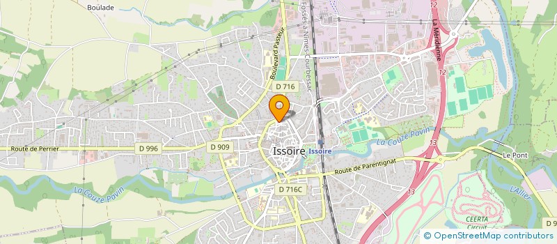 localisation de l'entreprise MADAME MARINA GAMBATO  ISSOIRE