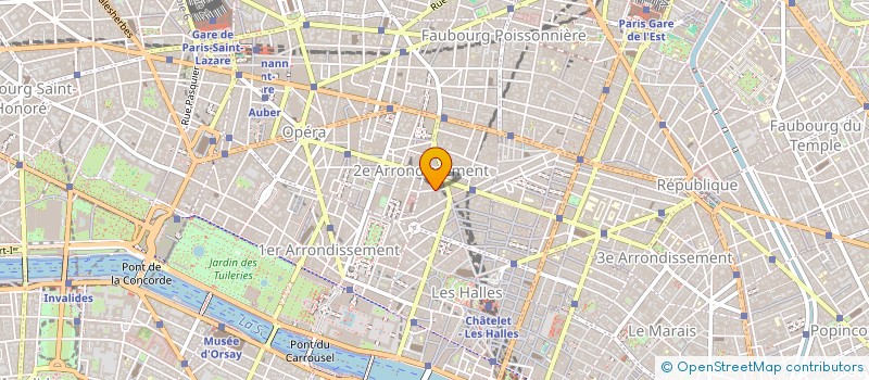 localisation de l'entreprise MADAME MARINA GARNIER  PARIS