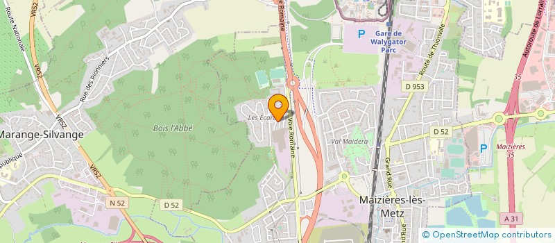 localisation de l'entreprise MADAME MARINA GASTALDI  MAIZIERES-LES-METZ