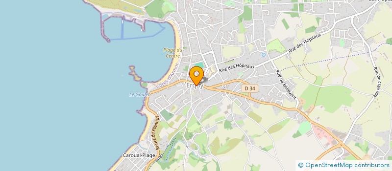 localisation de l'entreprise MADAME MARINA GAUDIN  ERQUY