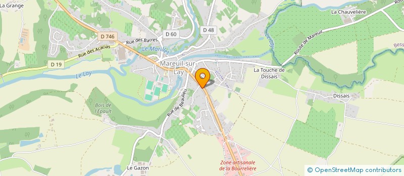 localisation de l'entreprise MADAME MARINA GAUVRIT  MAREUIL-SUR-LAY-DISSAIS