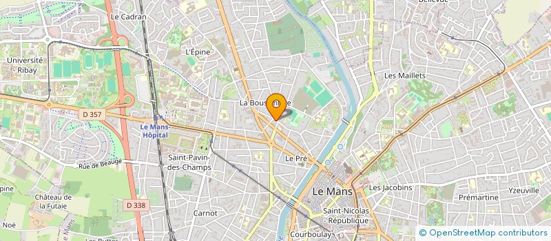 localisation de l'entreprise MADAME MARINA GAYET à LE MANS