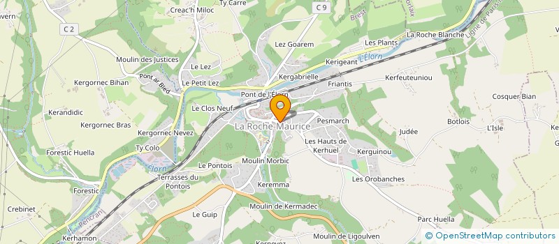 localisation de l'entreprise MADAME MARINA GELEOC  LANDERNEAU