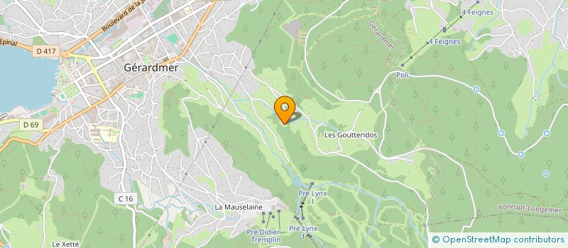 localisation de l'entreprise MADAME MARINA GIANNETTO  GERARDMER