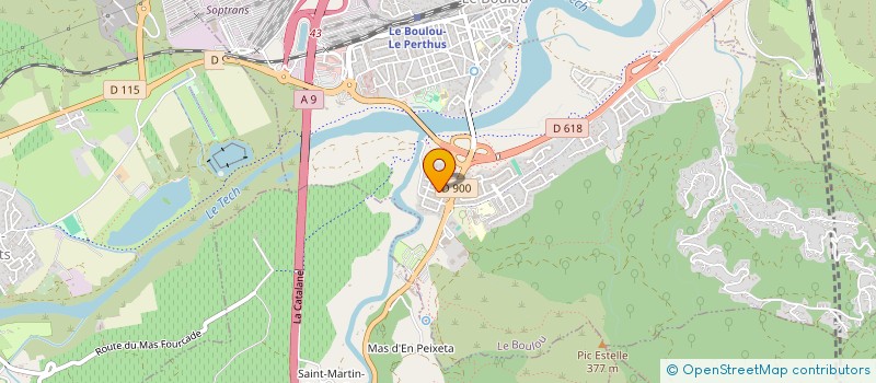 localisation de l'entreprise MADAME MARINA GODEFROY  LE BOULOU