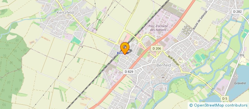 localisation de l'entreprise MADAME MARINA GODINO  BENFELD