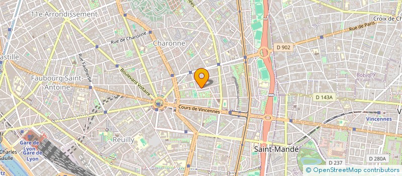 localisation de l'entreprise MADAME MARINA GOUSSEV  PARIS