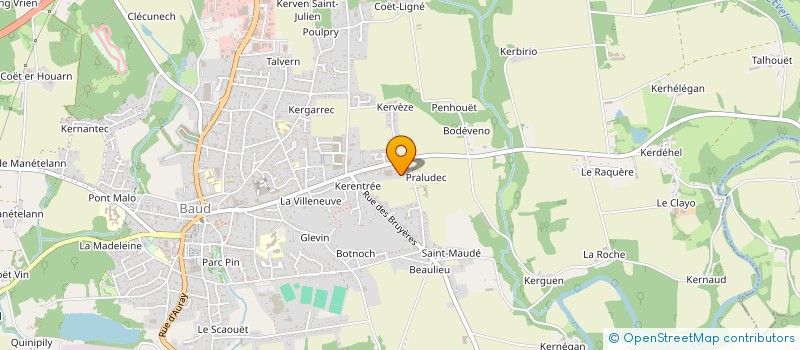 localisation de l'entreprise MADAME MARINA GUILLEMIN  BAUD