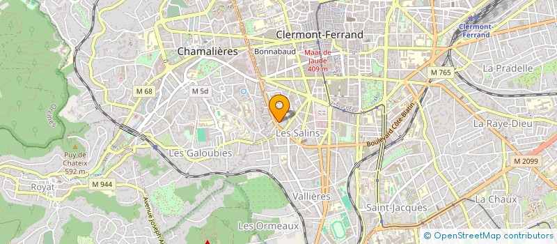 localisation de l'entreprise MADAME MARINA GUYOT à CLERMONT-FERRAND
