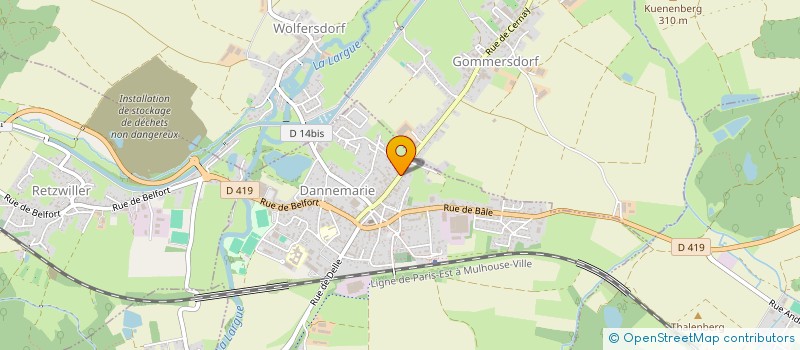 localisation de l'entreprise MADAME MARINA HALLER  GOMMERSDORF