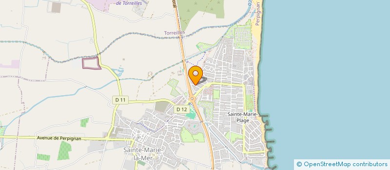 localisation de l'entreprise MADAME MARINA HAMEL  SAINTE-MARIE-LA-MER