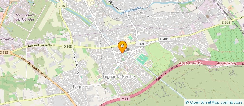 localisation de l'entreprise MADAME MARINA HERRMANN  GIGNAC-LA-NERTHE