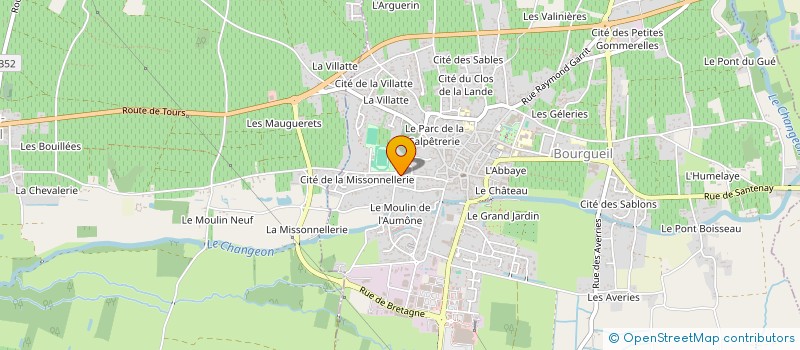 localisation de l'entreprise MADAME MARINA HERVE  BOURGUEIL