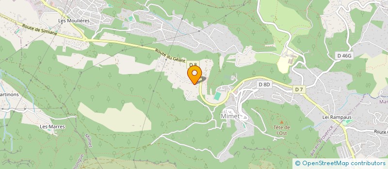 localisation de l'entreprise MADAME MARINA HERVE  MIMET